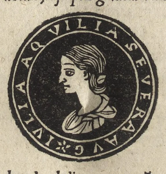 An illustration from Imperatorum et Caesarum vitæ : cum imaginibus ad uiuam effigiem expressis, 1534, leaf 85