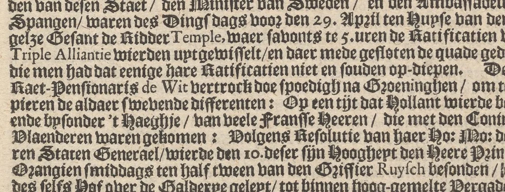 An illustration from Hollandtsche Mercurius : behelzende het ghedenckweerdighste in Christenrijck voor-ghevallen, binnen 't gantsche jaer .., 1650, leaf 71