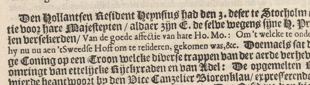An illustration from Hollandtsche Mercurius : behelzende het ghedenckweerdighste in Christenrijck voor-ghevallen, binnen 't gantsche jaer .., 1650, leaf 481
