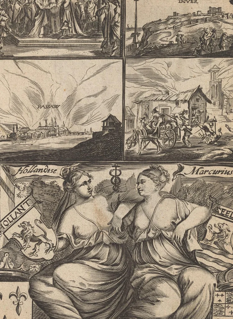 An illustration from Hollandtsche Mercurius : behelzende het ghedenckweerdighste in Christenrijck voor-ghevallen, binnen 't gantsche jaer .., 1650, leaf 528