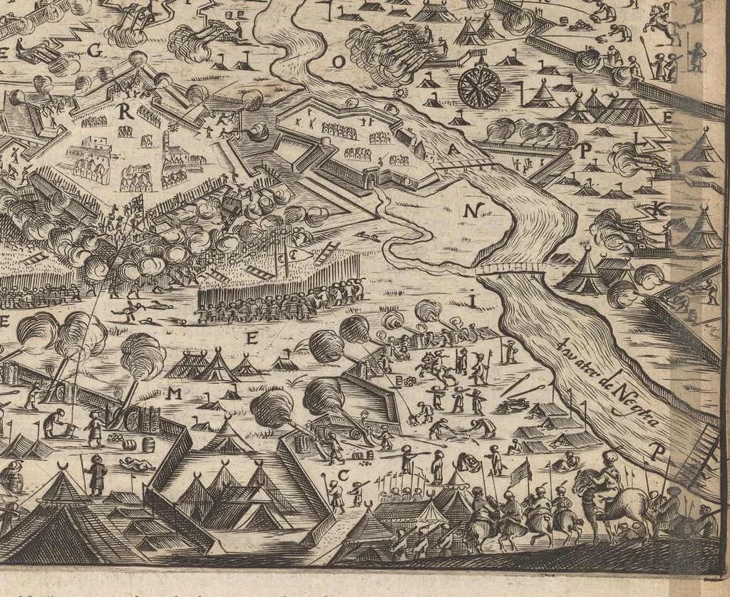 An illustration from Hollandtsche Mercurius : behelzende het ghedenckweerdighste in Christenrijck voor-ghevallen, binnen 't gantsche jaer .., 1650, leaf 878