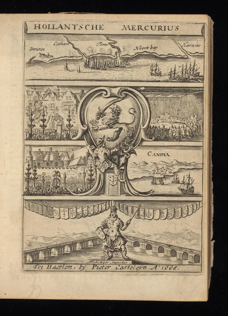 An illustration from Hollandtsche Mercurius : behelzende het ghedenckweerdighste in Christenrijck voor-ghevallen, binnen 't gantsche jaer .., 1650, leaf 202