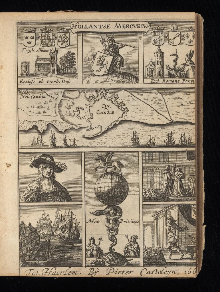 An illustration from Hollandtsche Mercurius : behelzende het ghedenckweerdighste in Christenrijck voor-ghevallen, binnen 't gantsche jaer .., 1650, leaf 396