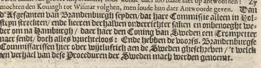 An illustration from Hollandtsche Mercurius : behelzende het ghedenckweerdighste in Christenrijck voor-ghevallen, binnen 't gantsche jaer .., 1650, leaf 582