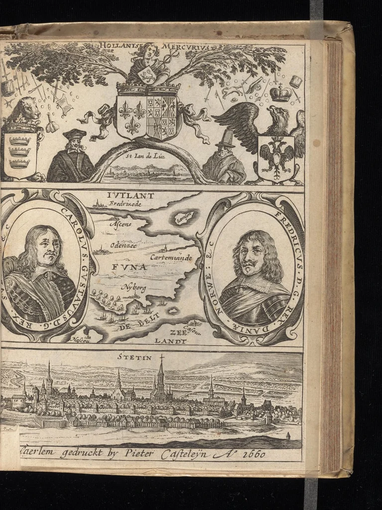 An illustration from Hollandtsche Mercurius : behelzende het ghedenckweerdighste in Christenrijck voor-ghevallen, binnen 't gantsche jaer .., 1650, leaf 680