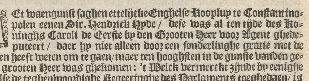 An illustration from Hollandtsche Mercurius : behelzende het ghedenckweerdighste in Christenrijck voor-ghevallen, binnen 't gantsche jaer .., 1650, leaf 114