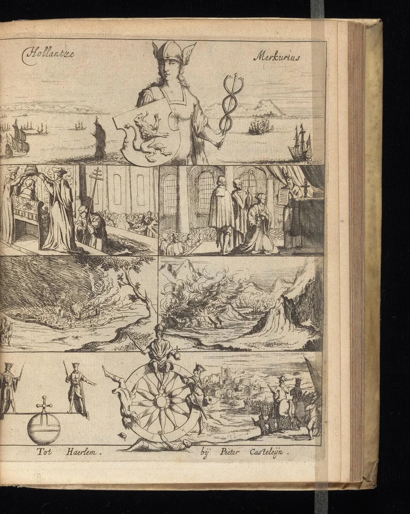 An illustration from Hollandtsche Mercurius : behelzende het ghedenckweerdighste in Christenrijck voor-ghevallen, binnen 't gantsche jaer .., 1650, leaf 612