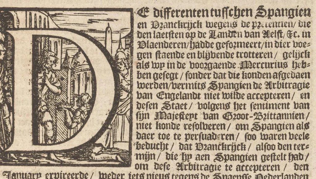 An illustration from Hollandtsche Mercurius : behelzende het ghedenckweerdighste in Christenrijck voor-ghevallen, binnen 't gantsche jaer .., 1650, leaf 8