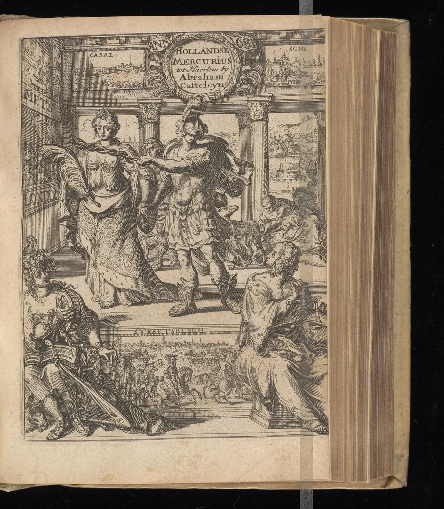 An illustration from Hollandtsche Mercurius : behelzende het ghedenckweerdighste in Christenrijck voor-ghevallen, binnen 't gantsche jaer .., 1650, leaf 532