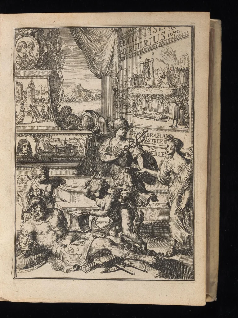 An illustration from Hollandtsche Mercurius : behelzende het ghedenckweerdighste in Christenrijck voor-ghevallen, binnen 't gantsche jaer .., 1650, leaf 6
