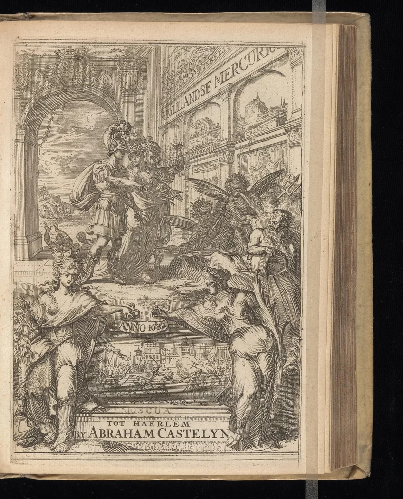 An illustration from Hollandtsche Mercurius : behelzende het ghedenckweerdighste in Christenrijck voor-ghevallen, binnen 't gantsche jaer .., 1650, leaf 800