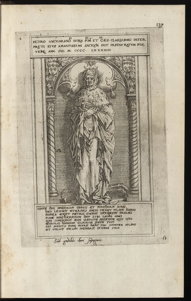 An illustration from Monumenta illustrium virorum, et elogia, 1638, leaf 144