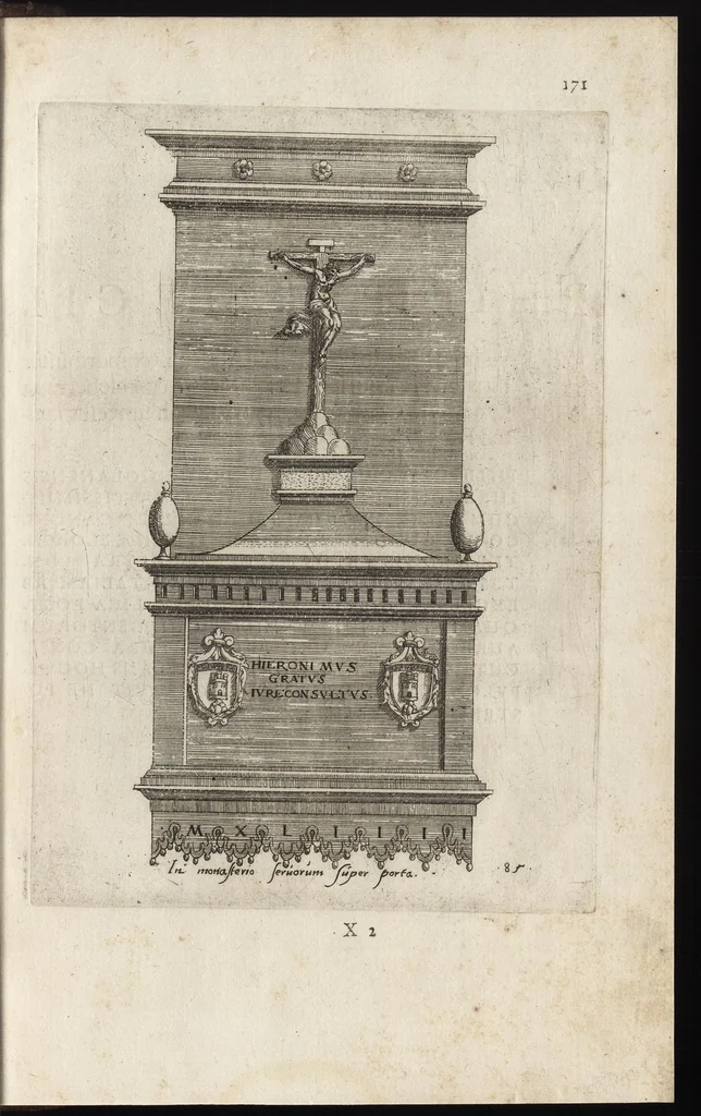 An illustration from Monumenta illustrium virorum, et elogia, 1638, leaf 178