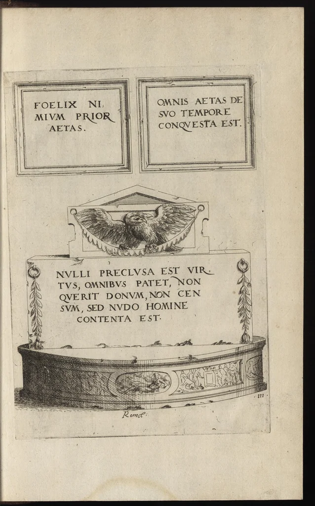 An illustration from Monumenta illustrium virorum, et elogia, 1638, leaf 230