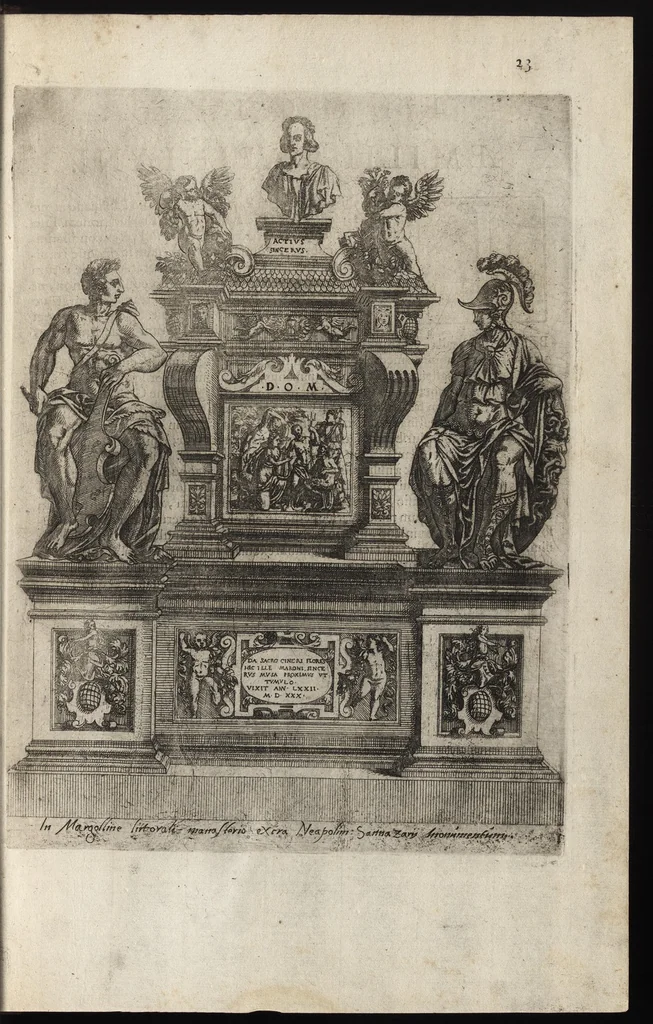 An illustration from Monumenta illustrium virorum, et elogia, 1638, leaf 30