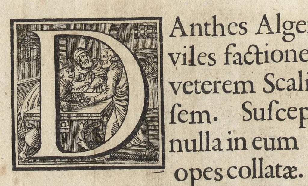 An illustration from Monumenta illustrium virorum, et elogia, 1638, leaf 49