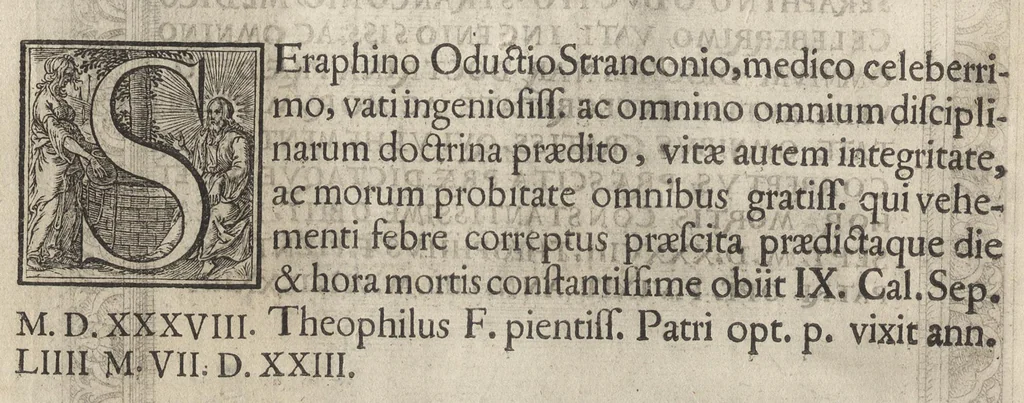 An illustration from Monumenta illustrium virorum, et elogia, 1638, leaf 67