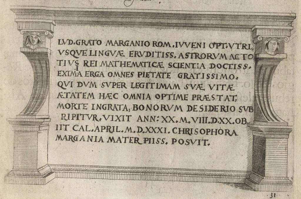 An illustration from Monumenta illustrium virorum, et elogia, 1638, leaf 70