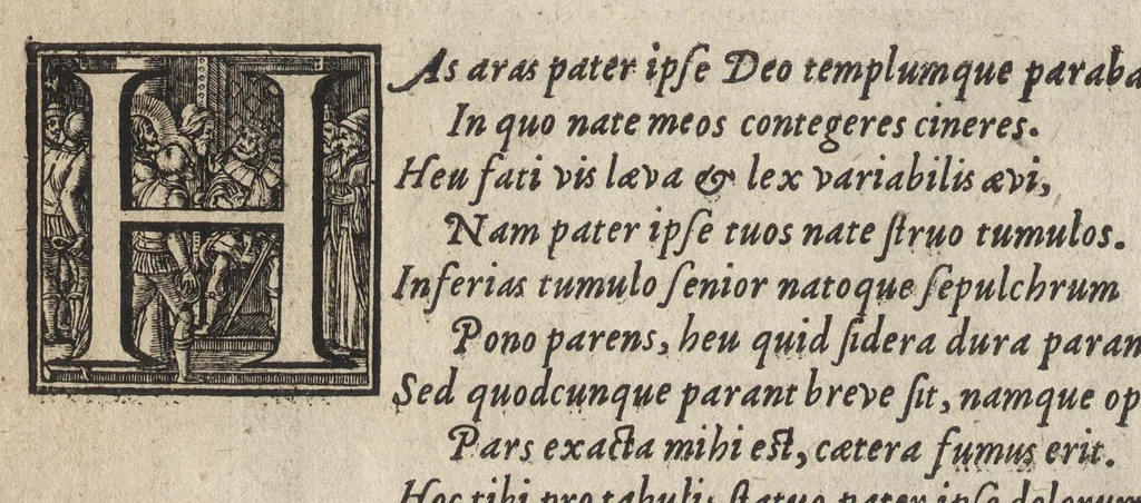 An illustration from Monumenta illustrium virorum, et elogia, 1638, leaf 91