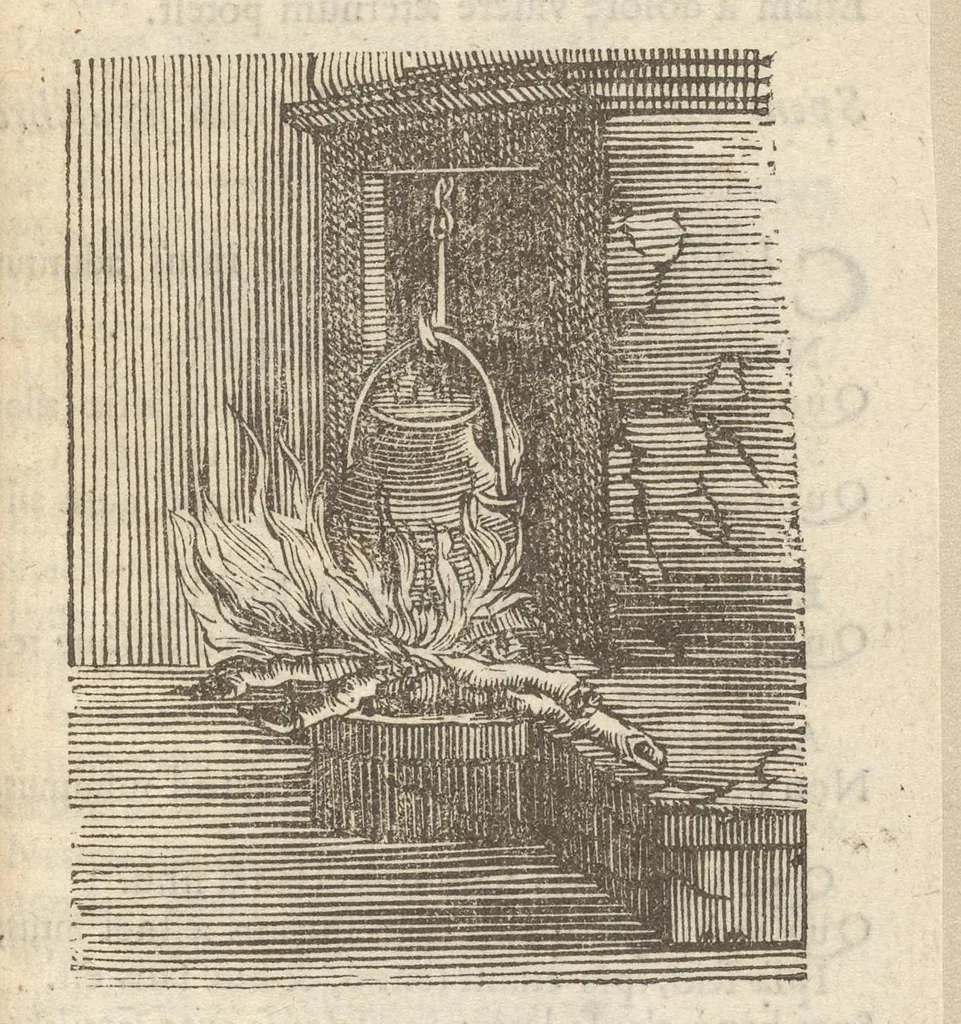 An illustration from Guilielmi HesI Antuerpiensis è Societate Iesu Emblemata sacra de fide, spe, charitate, 1636, leaf 218