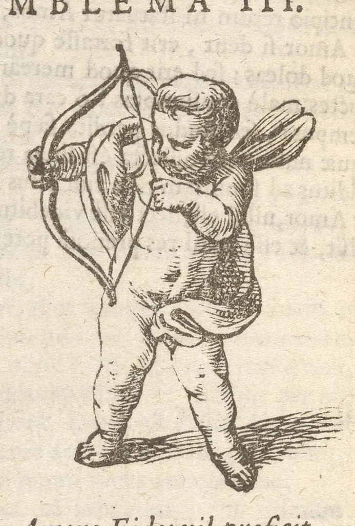 An illustration from Guilielmi HesI Antuerpiensis è Societate Iesu Emblemata sacra de fide, spe, charitate, 1636, leaf 277