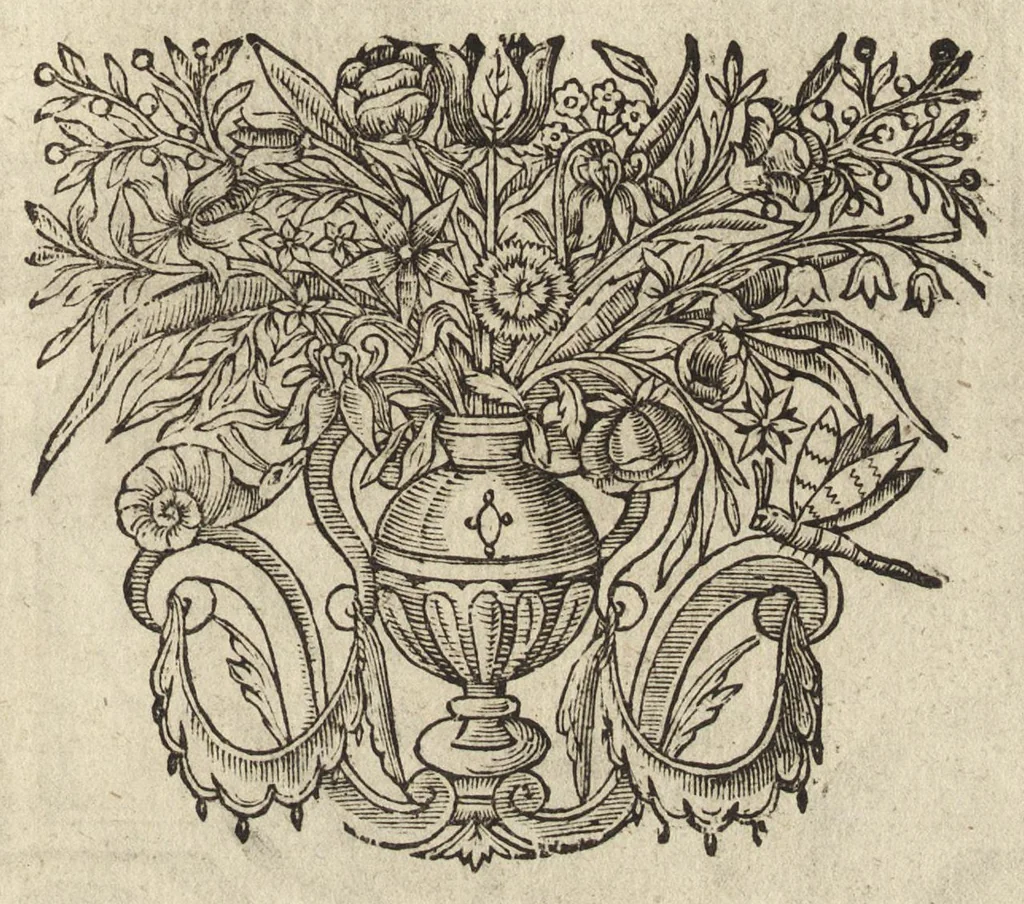 An illustration from Virorum illustrium ex ordine eremitarum D. Augustini elogia : cum singulorvm expressis ad viuum iconibus, 1636, leaf 126