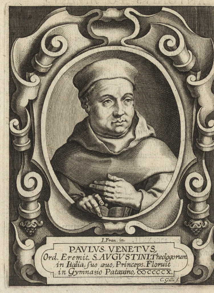 An illustration from Virorum illustrium ex ordine eremitarum D. Augustini elogia : cum singulorvm expressis ad viuum iconibus, 1636, leaf 143