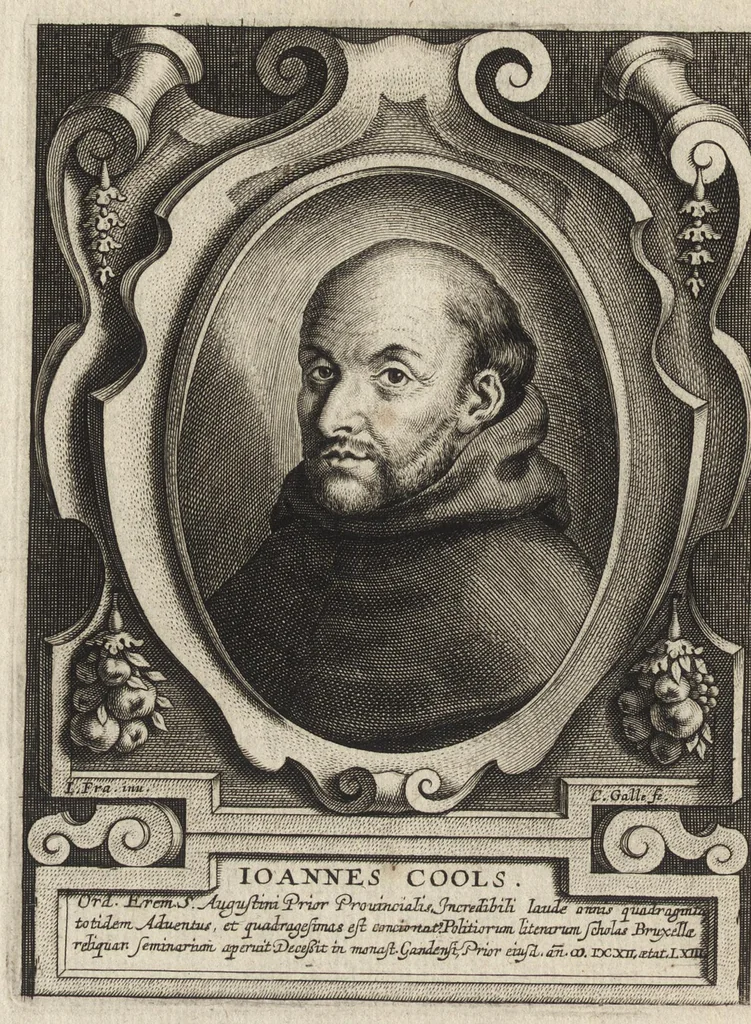 An illustration from Virorum illustrium ex ordine eremitarum D. Augustini elogia : cum singulorvm expressis ad viuum iconibus, 1636, leaf 293