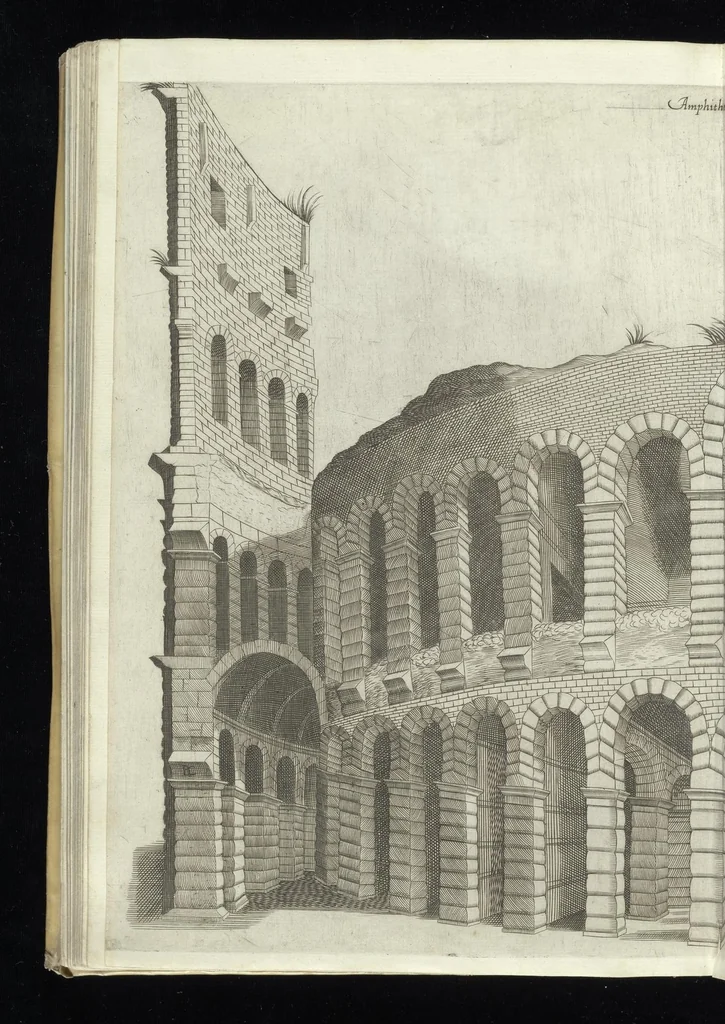 An illustration from Onuphrij Panuinij veronensis augustiniani Antiquitatum veronensium libri octo : nunc primum in lucem editi, 1647, leaf 131