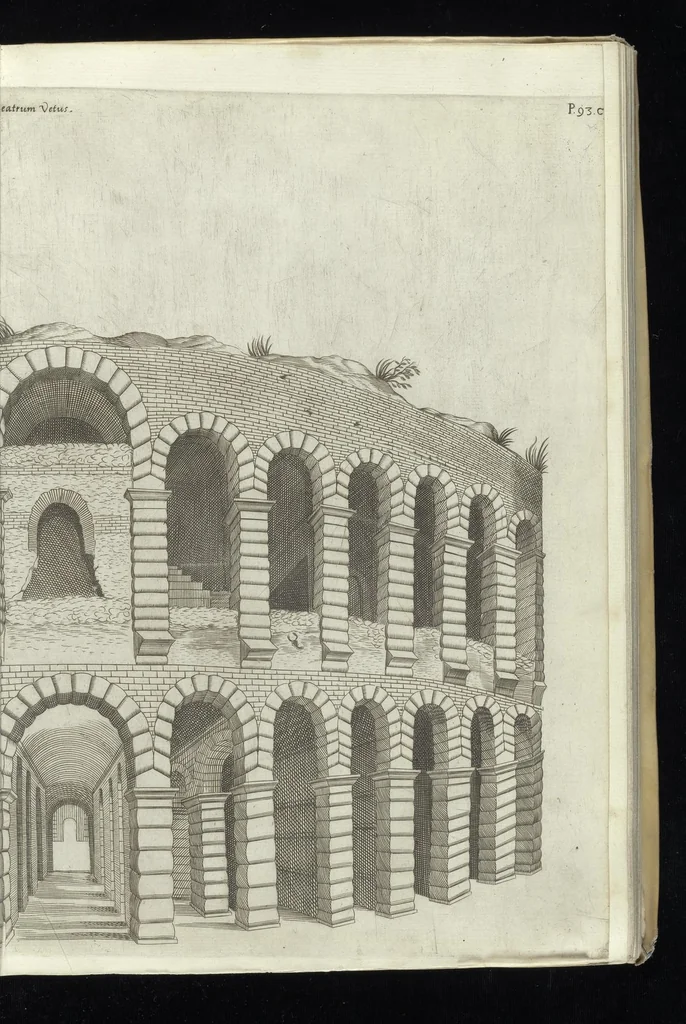 An illustration from Onuphrij Panuinij veronensis augustiniani Antiquitatum veronensium libri octo : nunc primum in lucem editi, 1647, leaf 132