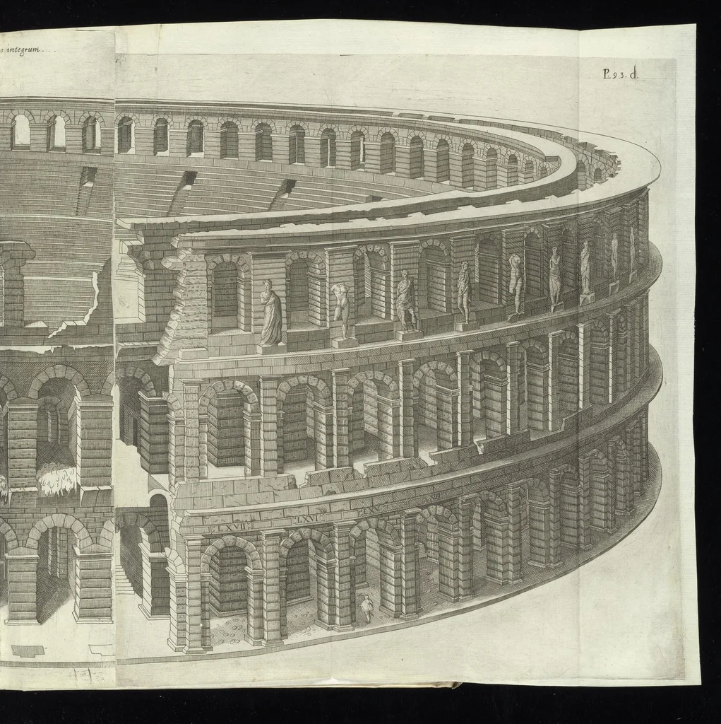 An illustration from Onuphrij Panuinij veronensis augustiniani Antiquitatum veronensium libri octo : nunc primum in lucem editi, 1647, leaf 140