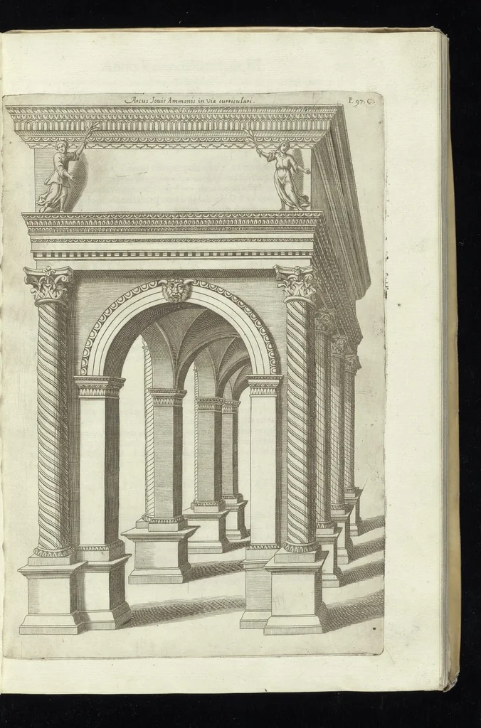 An illustration from Onuphrij Panuinij veronensis augustiniani Antiquitatum veronensium libri octo : nunc primum in lucem editi, 1647, leaf 154