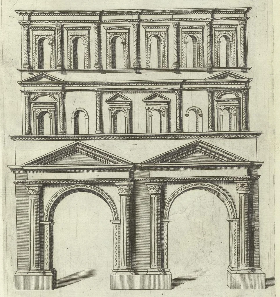 An illustration from Onuphrij Panuinij veronensis augustiniani Antiquitatum veronensium libri octo : nunc primum in lucem editi, 1647, leaf 158
