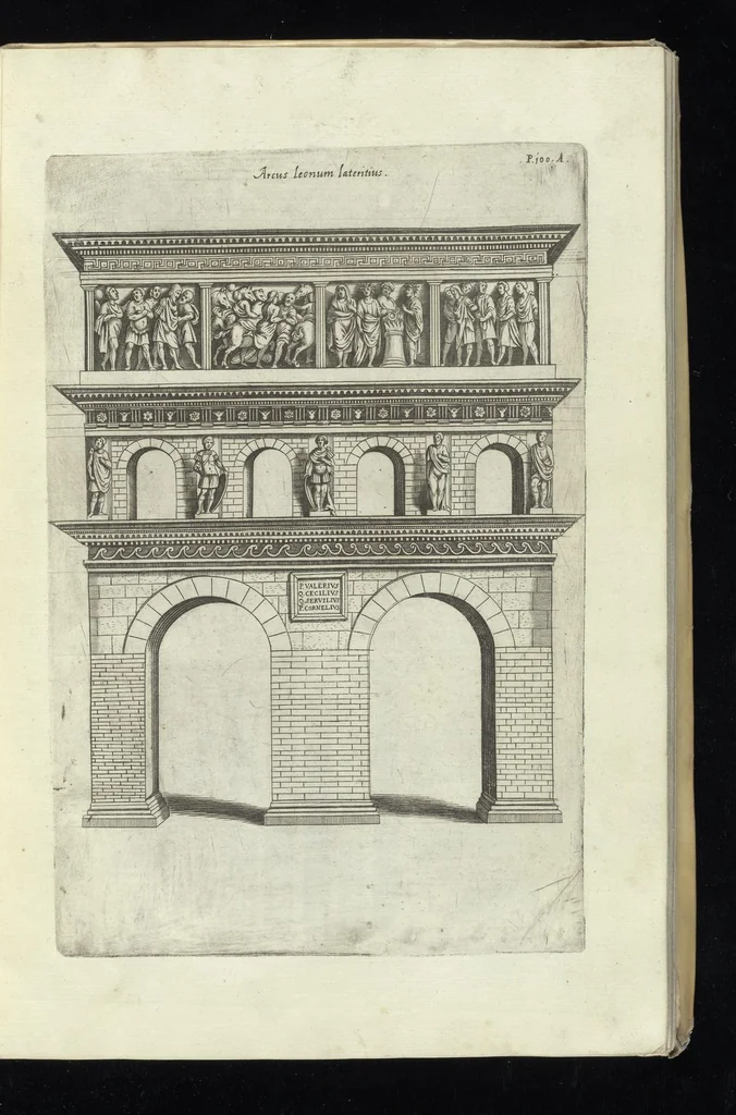 An illustration from Onuphrij Panuinij veronensis augustiniani Antiquitatum veronensium libri octo : nunc primum in lucem editi, 1647, leaf 164