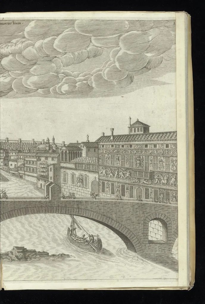 An illustration from Onuphrij Panuinij veronensis augustiniani Antiquitatum veronensium libri octo : nunc primum in lucem editi, 1647, leaf 290