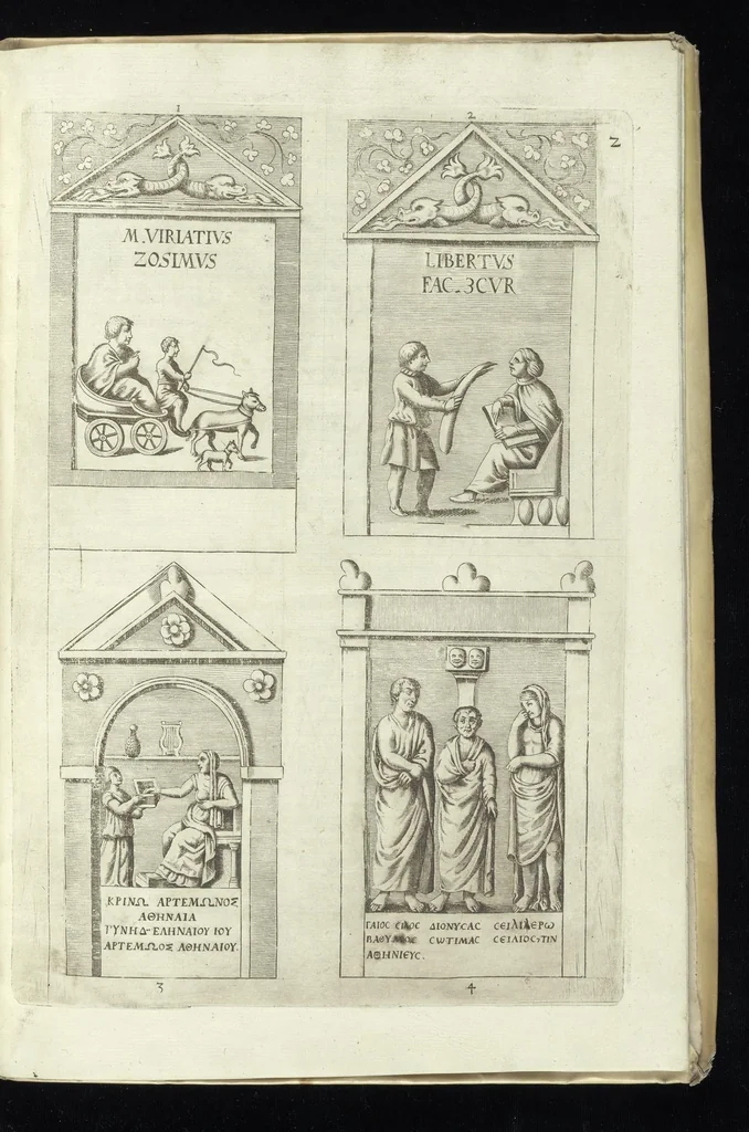An illustration from Onuphrij Panuinij veronensis augustiniani Antiquitatum veronensium libri octo : nunc primum in lucem editi, 1647, leaf 338