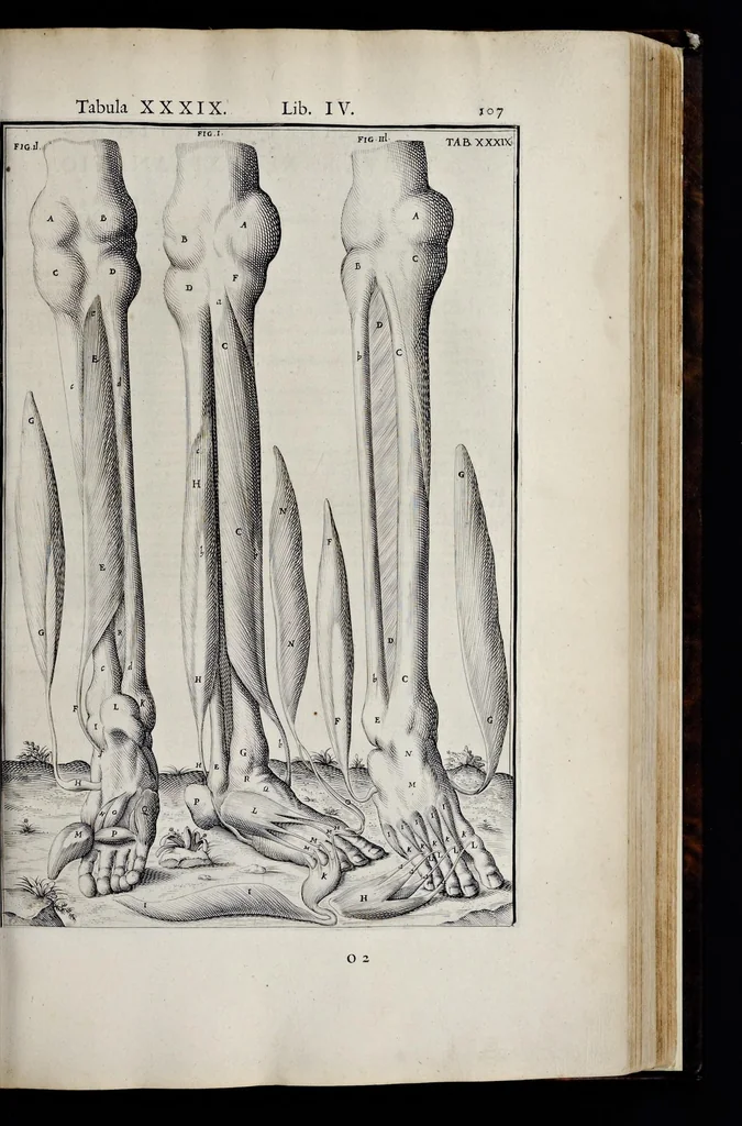 An illustration from Adriani Spigelii Bruxellensis equitis D. Marci, olim in Patavino gymnasio anatomiae et chirurgiae professoris primarii Opera quae extant, omnia, 1645, leaf 452