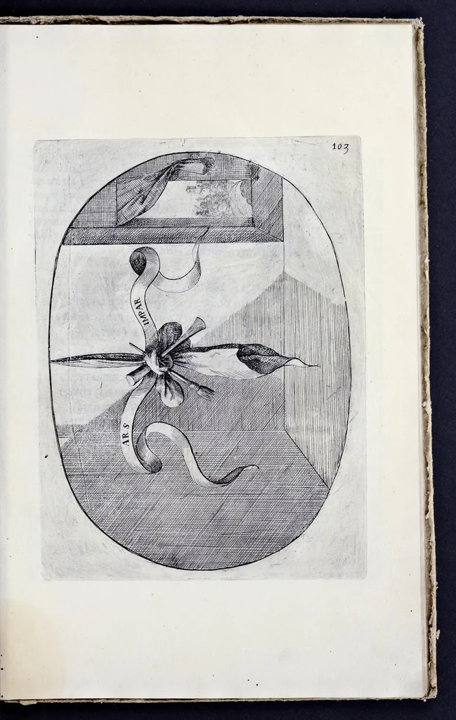An illustration from Racconto delle sontuose esequie fatte alla serenissima Isabella reina di Spagna nella chiesa maggiore della città di Milano il giorno xxij. decembre dell'anno M.D.C.XLIV, 1645, leaf 114