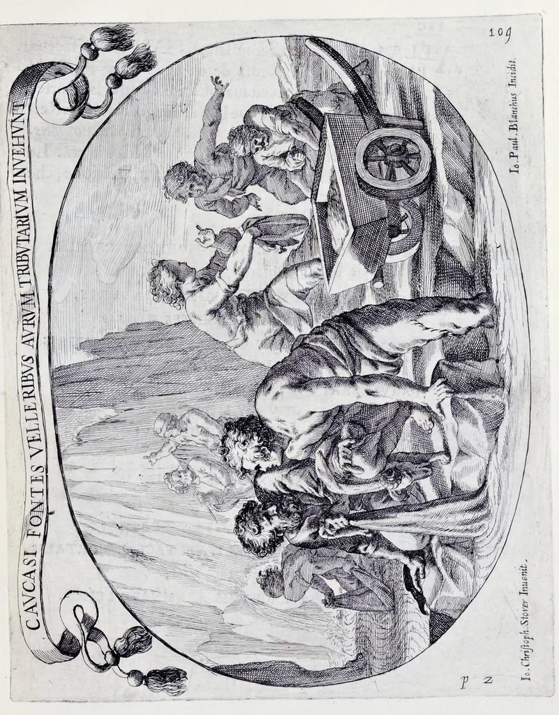 An illustration from Racconto delle sontuose esequie fatte alla serenissima Isabella reina di Spagna nella chiesa maggiore della città di Milano il giorno xxij. decembre dell'anno M.D.C.XLIV, 1645, leaf 120