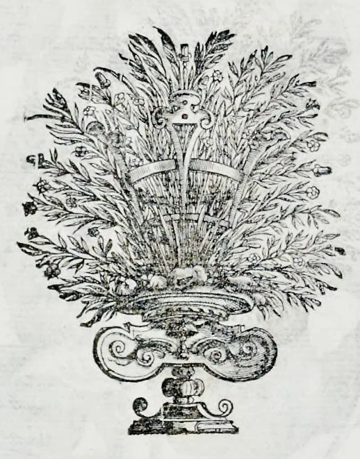 An illustration from Racconto delle sontuose esequie fatte alla serenissima Isabella reina di Spagna nella chiesa maggiore della città di Milano il giorno xxij. decembre dell'anno M.D.C.XLIV, 1645, leaf 31