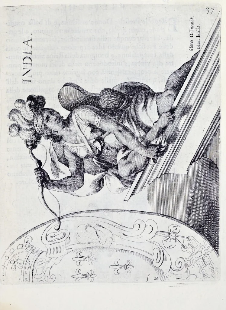 An illustration from Racconto delle sontuose esequie fatte alla serenissima Isabella reina di Spagna nella chiesa maggiore della città di Milano il giorno xxij. decembre dell'anno M.D.C.XLIV, 1645, leaf 48