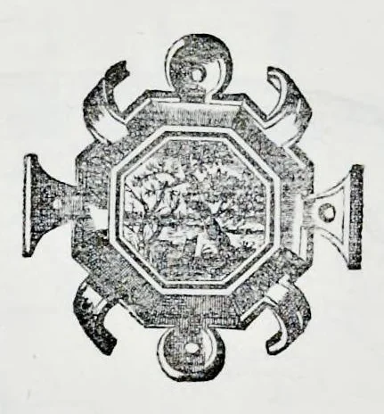 An illustration from Racconto delle sontuose esequie fatte alla serenissima Isabella reina di Spagna nella chiesa maggiore della città di Milano il giorno xxij. decembre dell'anno M.D.C.XLIV, 1645, leaf 49