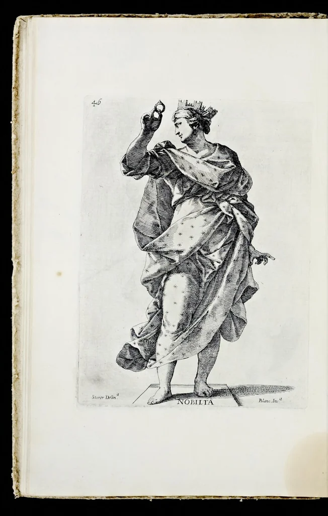 An illustration from Racconto delle sontuose esequie fatte alla serenissima Isabella reina di Spagna nella chiesa maggiore della città di Milano il giorno xxij. decembre dell'anno M.D.C.XLIV, 1645, leaf 57