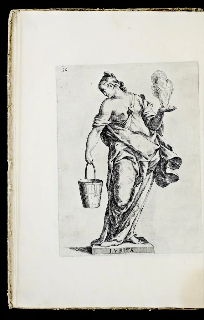 An illustration from Racconto delle sontuose esequie fatte alla serenissima Isabella reina di Spagna nella chiesa maggiore della città di Milano il giorno xxij. decembre dell'anno M.D.C.XLIV, 1645, leaf 61