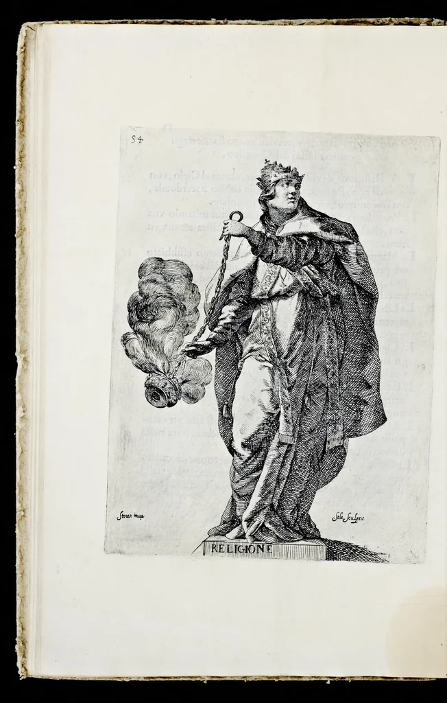 An illustration from Racconto delle sontuose esequie fatte alla serenissima Isabella reina di Spagna nella chiesa maggiore della città di Milano il giorno xxij. decembre dell'anno M.D.C.XLIV, 1645, leaf 65