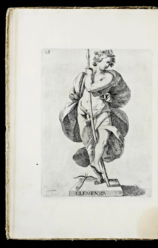 An illustration from Racconto delle sontuose esequie fatte alla serenissima Isabella reina di Spagna nella chiesa maggiore della città di Milano il giorno xxij. decembre dell'anno M.D.C.XLIV, 1645, leaf 69