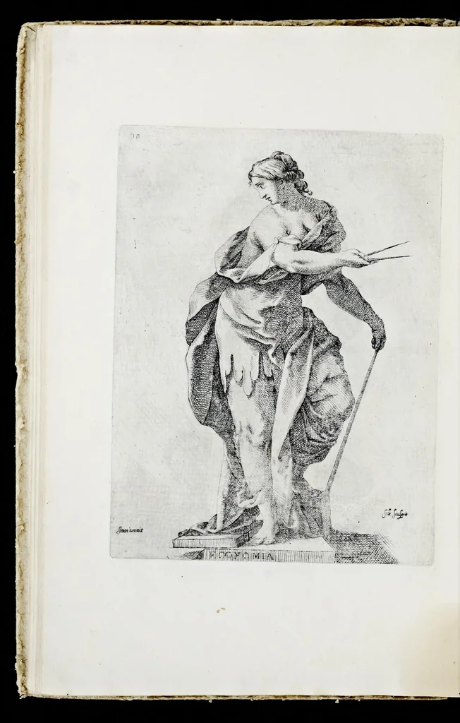 An illustration from Racconto delle sontuose esequie fatte alla serenissima Isabella reina di Spagna nella chiesa maggiore della città di Milano il giorno xxij. decembre dell'anno M.D.C.XLIV, 1645, leaf 71