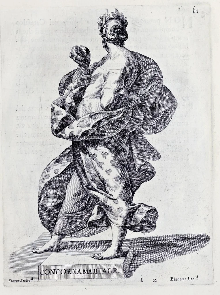 An illustration from Racconto delle sontuose esequie fatte alla serenissima Isabella reina di Spagna nella chiesa maggiore della città di Milano il giorno xxij. decembre dell'anno M.D.C.XLIV, 1645, leaf 72