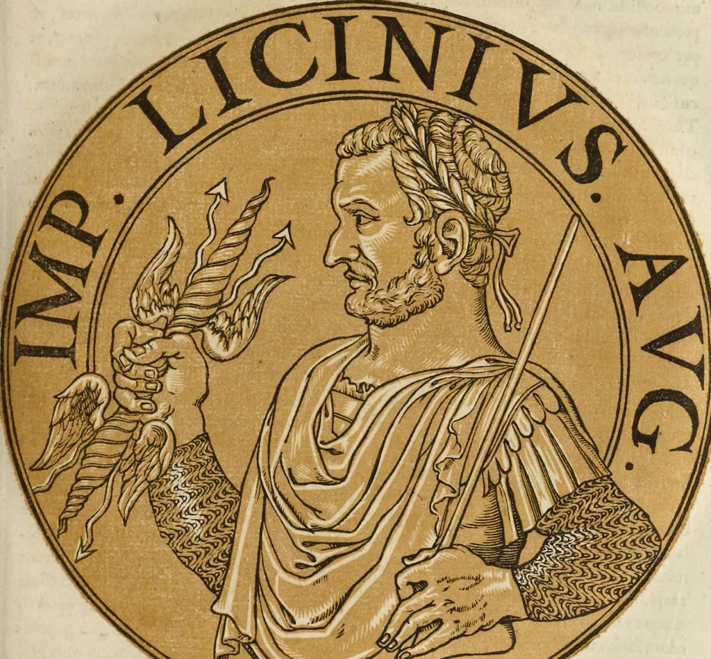 An illustration from Icones imperatorum romanorum : ex priscis numismatibus ad viuum delineatae, & breui narratione historicâ, 1645, leaf 148