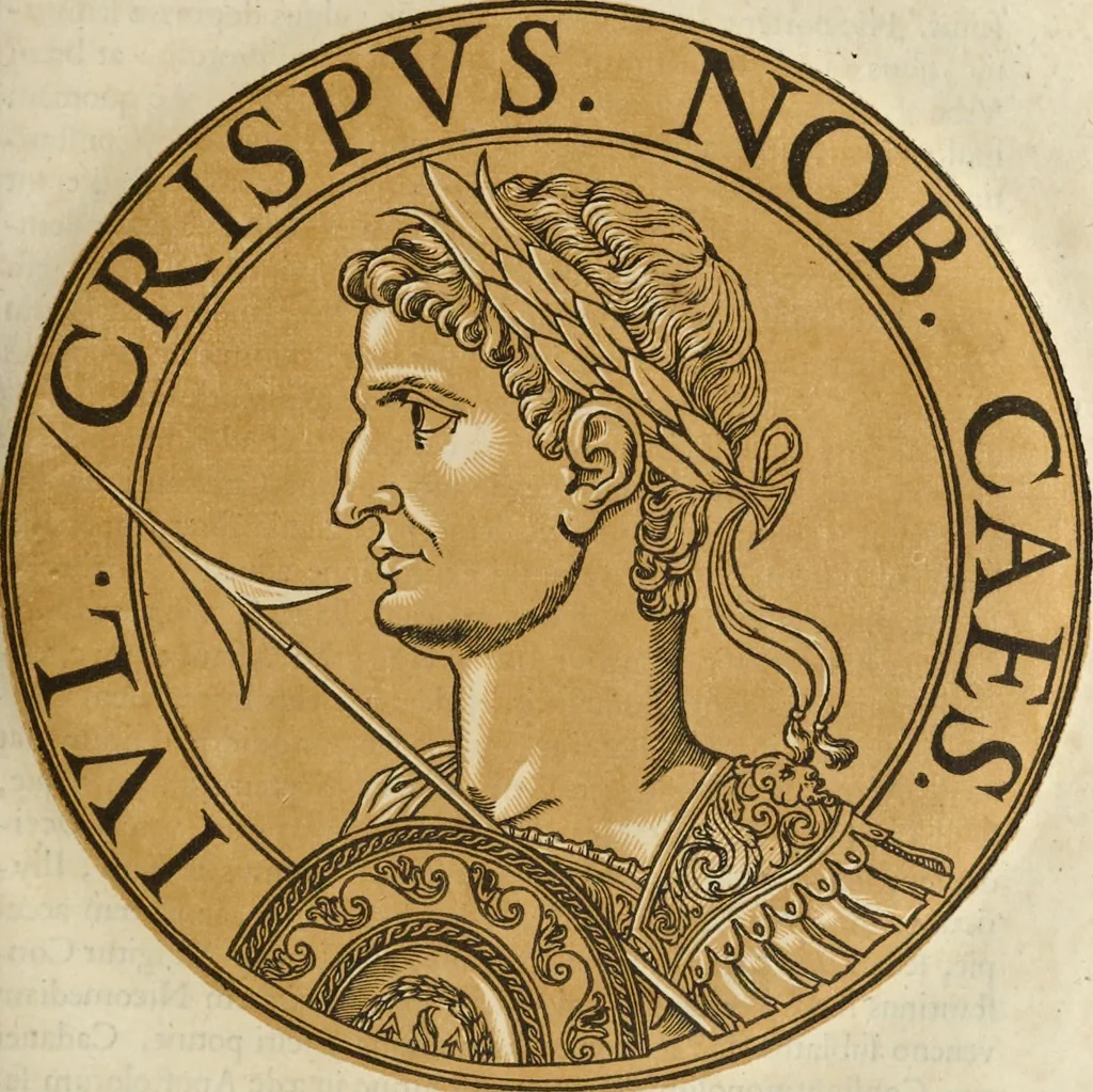 An illustration from Icones imperatorum romanorum : ex priscis numismatibus ad viuum delineatae, & breui narratione historicâ, 1645, leaf 154